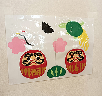 敬老の日壁画