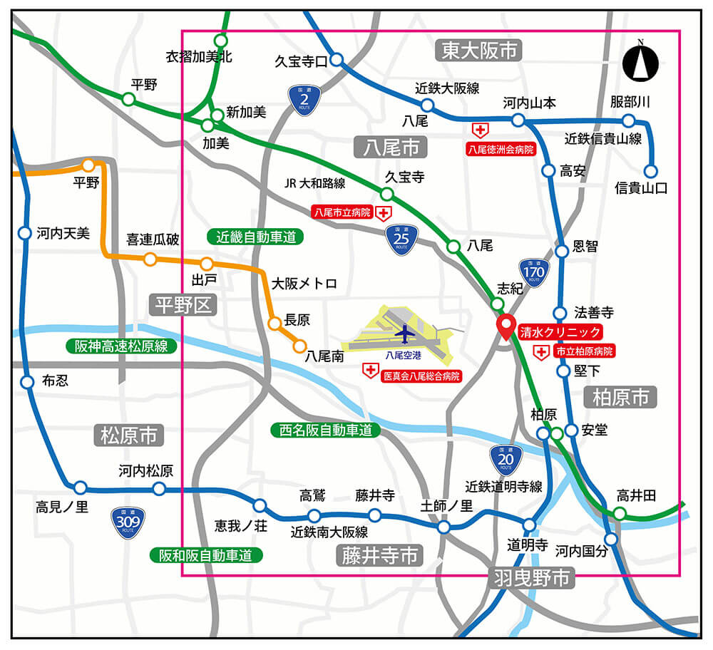 送迎範囲map