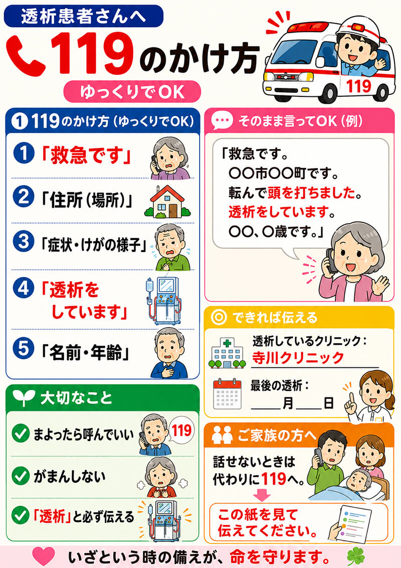 いざという時の119のかけ方